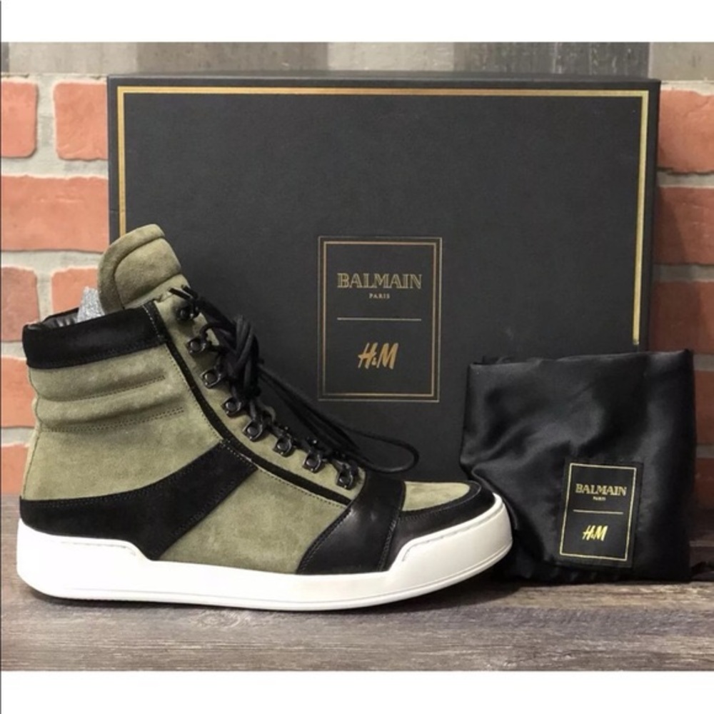 H&M X Balmain Colection Rare Sneakers
